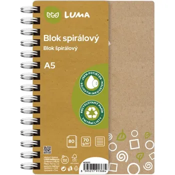 Blok kroužkový ECO LUMA - A5 / linka