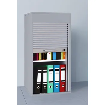 Policová skříň VCM Kancelářská skříň Aktos L, šedá 487030