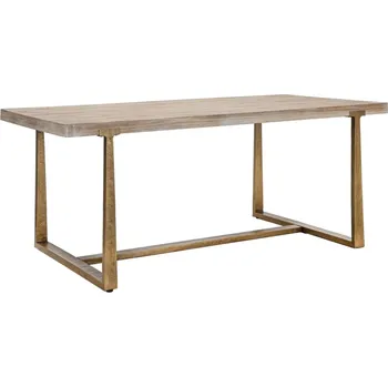 Jídelní stůl Jídelní stůl Ankara 180 cm hnědý/zlatý