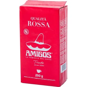 Káva Amigos Caffé Trieste Qualitá Rossa mletá káva 250 g