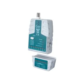 Posuvné měřítko Tester kabelů BNC a RJ45, 10 Base-T, RJ-11/RJ-12 USOC