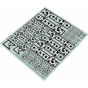 RC model Kyosho Logo Decal Sheet (235x210mm) - expresní doprava