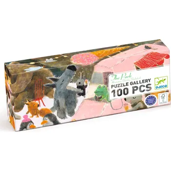 Dřevěná hračka Puzzle Galerie Park 100 ks