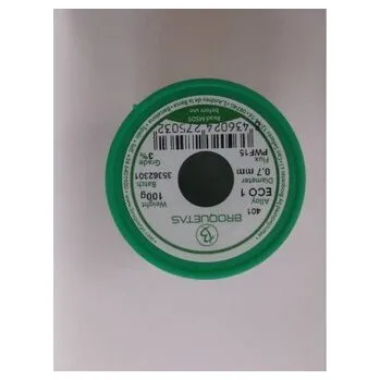 Páječka CÍN 0,7mm 100g Sn99,3Cu0,7 FLUX PW-15 PBFREE