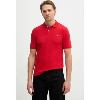 Pánská móda Polo tričko United Colors of Benetton 3WG9U301Z červená 33X, vel. L