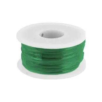 elektrický kabel Izolovaná pocínovaná měděná licna 0,25mm2, zelená 1ks = 25 metrů