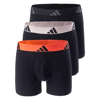 Boxerky Pánské Boxerky ADIDAS BOXER BRIEF (3PK) 4AM004-909 – Černá M
