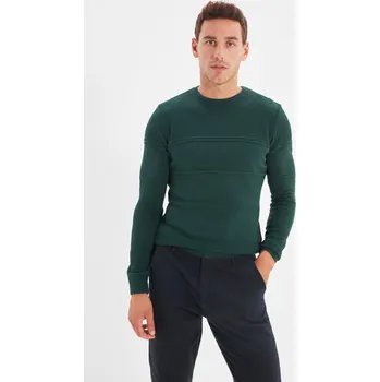 Pánský svetr Pánský svetr Trendyol Knitwear Trendyol zelená 1650984