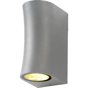 Svítidlo Optonica WALL LAMP hliník SILVER BODY IP44 2*GU10 SOCKET AC220-240V