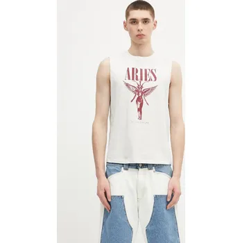 Pánské tričko Bavlněné tričko Aries Faded Nirvana Muscle Vest AR4002703 béžová 01X, vel. XL