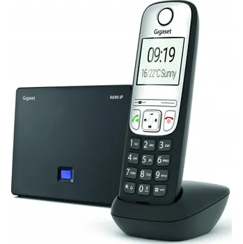 Stolní telefon Gigaset A690IP SIEMENS Gigaset A690IP Black - bezdrátový IP telefon