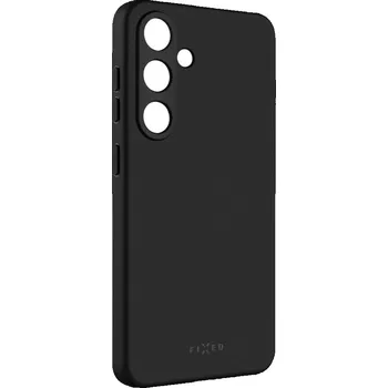 Zadní pogumovaný kryt FIXED Story pro Samsung Galaxy S24, černý