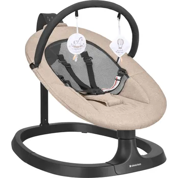 Dětská houpačka KIKKABOO Houpací lehátko elektrické Zazu Beige