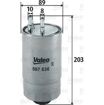 Palivový filtr Palivový filtr VALEO 587536
