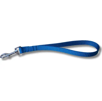 Vodítko pro psa Poutkové vodítko Clasic - couračka - MODROZELENÁ, 20 mm, Karabina 82 mm - pro střední plemena - pochromováno