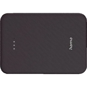 Elektronika Hama Colour 10, powerbanka 10000 mAh, 3 A, výstup: USB-C, USB-A, slivková