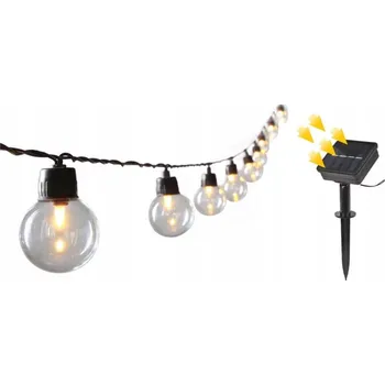 Venkovní osvětlení LED Solární dekorační řetěz 30xLED/8 funkcí 500 mAh 10,6 m IP67 teplá bílá