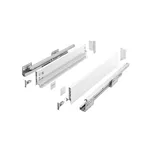 Zásuvkový systém GTV AXIS PRO I Sada zásuvek s plným výsuvem a integrovaným tlumením I Bílá I