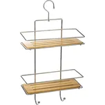 Závěsná koupelnová polička VENTERRA dvoupatrová