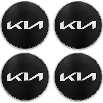 Středová krytka kola Víčka KIA 60 mm černá lesklá