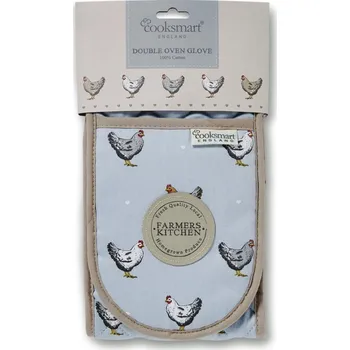 Chňapka Dvojitá bavlněná kuchyňská rukavice Cooksmart ® Farmers ID_1024420