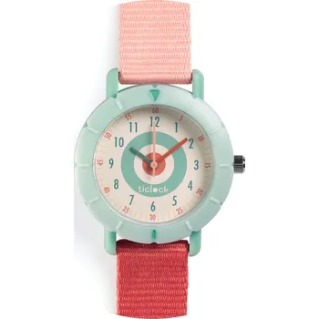 Digitální kamera Náramkové sportovní ručičkové hodinky Ticlock: Růžový terč