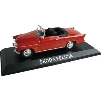 autíčko Škoda Felicia 1:43 - DeAgostini Legendás Autói časopis s modelem Škoda Felicia - kovový model