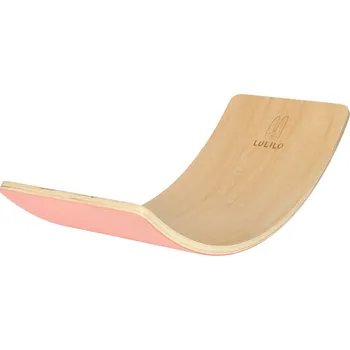 Hra na zahradu LULILO Ajlo Houpací balanční prkno - růžové