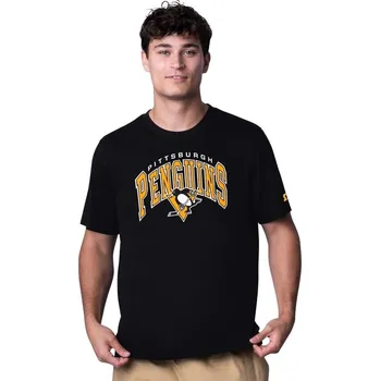 Pánské tričko Pánské tričko Fanatics Drop The Puck SS Tee Pittsburgh Penguins XL