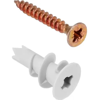 Hmoždinka Wadfow Hmoždinka s vrutem do dřevotřísky sada 120ks