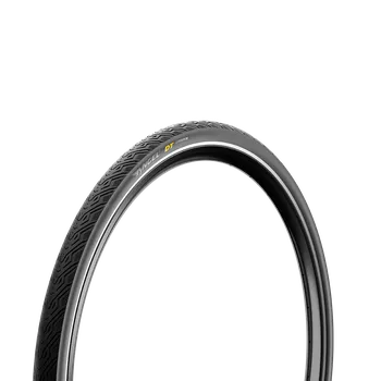 Plášť na kolo Plášť Pirelli Angel DT Urban, 52 - 622, HyperBELT 5mm, 60 tpi, Pro (urban), Black w/refle