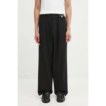 Dámské kalhoty Kalhoty s příměsí vlny Aries Tailored Slacker Pant AR3020004 černá 99X, vel. 30