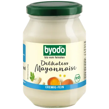 Omáčka Byodo Majonéza delikatess 250 ml bio BIO VEGETARIAN BEZLEPEK Množství: 1 ks