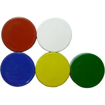 Kancelářský nábytek Magnet kulatý 16x5 mm bílý