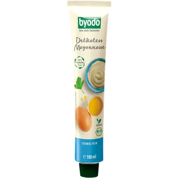 Omáčka Byodo Majonéza delikatess v tubě 100 ml bio BIO VEGETARIAN Množství: 1 ks