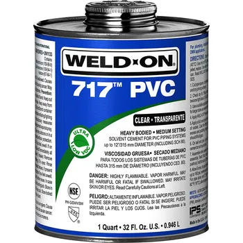 Průmyslové lepidlo Lepidlo Weld-on 717 PVC 473ml