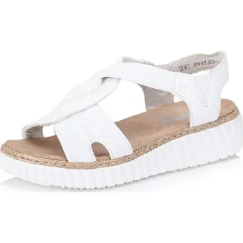Dámské sandále Dámské sandály RIEKER 63261-80 bílá S6 43