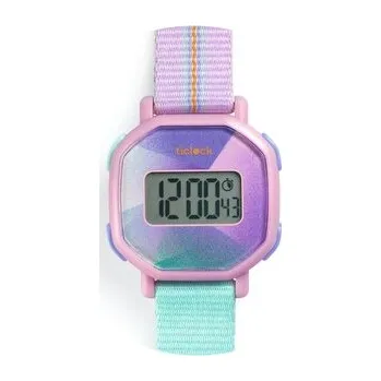 Hodinky DJECO Digitální hodinky Purple prisma