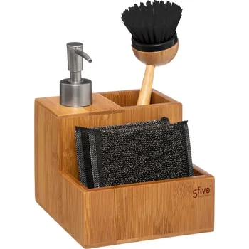 Dávkovač mýdla Dávkovač mýdla Smart, bambus/s prvky v barvě nerez, 250 ml