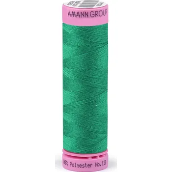 Nit Polyesterové nitě návin 100 m Aspo Amann, střední, 0239 Kelly Green