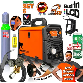 Dílna PANTERMAX Svářecí invertor MIG230LCD® SET5 (MIG/MMA/TIG)