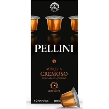 Kávové kapsle "Cremoso", kompatibilní s Nespresso, 10 ks, PELLINI 329920191
