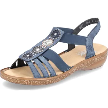 Dámské sandále Dámské sandály RIEKER 628G9-16 modrá S6 41