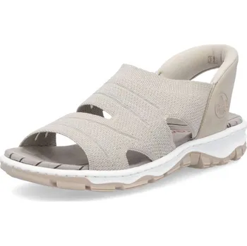 Dámská móda Dámské sandály RIEKER 68895-64 béžová S6 42