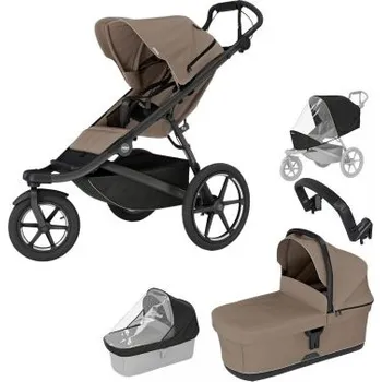 Dětské zboží Thule Urban Glide 3 Kompletní kočárek + příslušenství - Tinted Taupe/Tinted Taupe