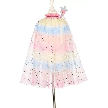 Souza dětský kostým – plášť jednorožce s čelenkou a hůlkou (5–7 let)