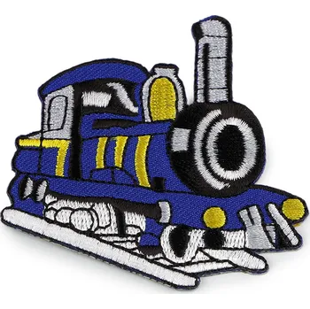 Nášivka Nažehlovačka auto, traktor, loď, malé, 72 modrá kobaltová vláček