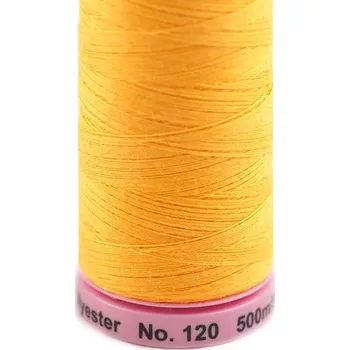 Nit Polyesterové nitě návin 500 m Aspo Amann, střední, 0607 Daffodil