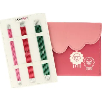 Jehlice KnitPro Zing Sada ponožkových jehlic 15 cm