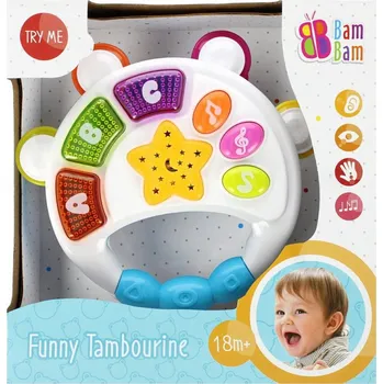 Hračka pro nejmenší Bam Bam Hudební tamburína
